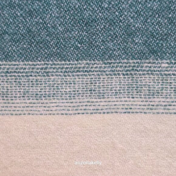 NWOT J. Crew Scarf With Ombre Stripes Italy Wool Blend - Picture 5 of 14